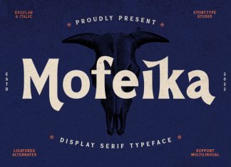 Mofeika Serif Font