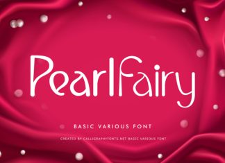 Pearl Fairy Display Font