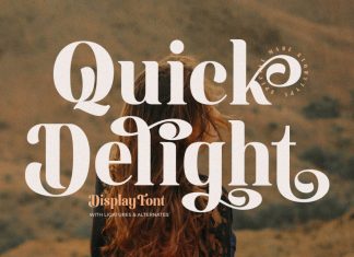 Quick Delight Serif Font