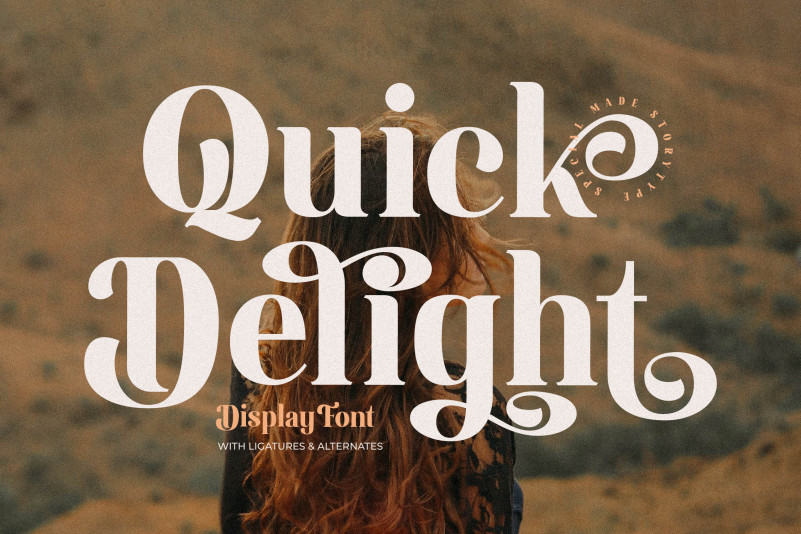 Quick Delight Serif Font