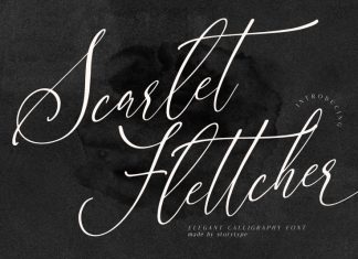 Scarlet Flettcher Script Font