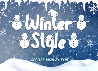 Winter Style Display Font