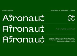 Afronaut Sans Serif Font