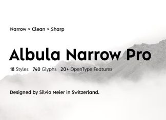 Albula Narrow Pro Font