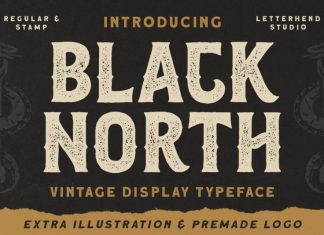 Black North Display Font