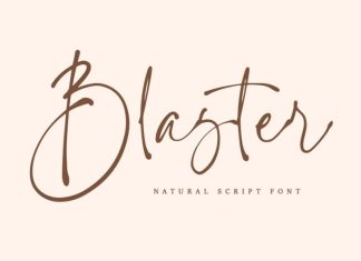 Blaster Handwritten Typeface