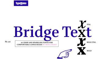 Bridge Text Serif Font