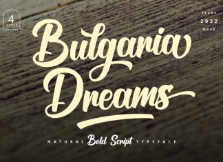 Bulgaria Dreams Script Font