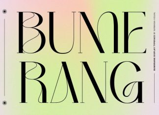 Bumerang Serif Font