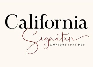 California Signature Typeface