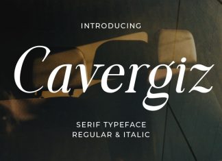 Cavergiz Serif Font
