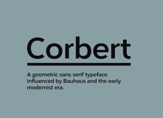 Corbert Sans Serif Font