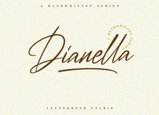 Dianella Handwritten Font