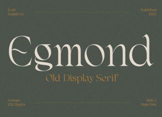 Egmond Serif Font