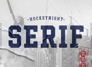 Hockeynight Serif Font