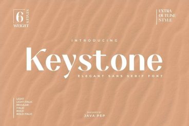 Keystone Sans Serif Font