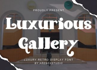 Luxurious Gallery Serif Font