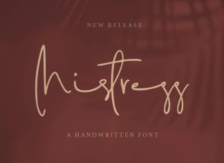Mistress Handwritten Font