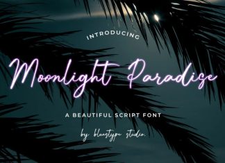 Moonlight Paradise Handwritten Font