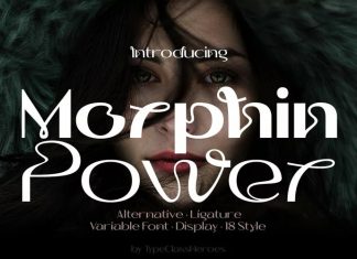 Morphin Power Display Font