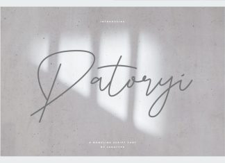 Patoryi Handwritten Font
