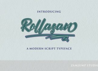 Rollasan Script Font