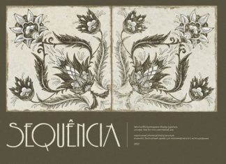 Sequência Display Font