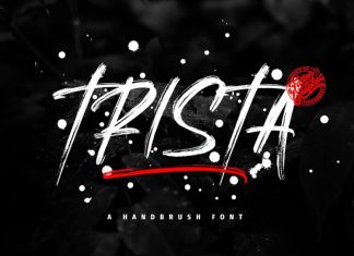 Trista Brush Font