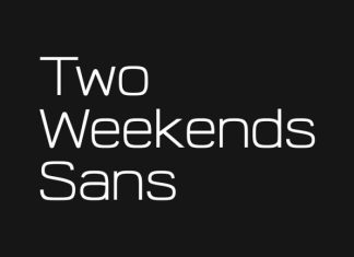 Two Weekends Sans Font