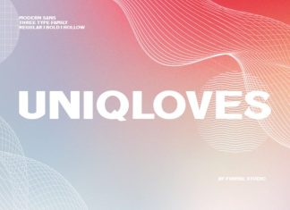 Uniqloves Sans Serif Font