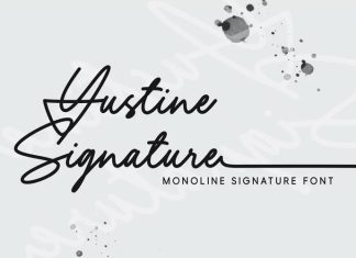 Yustine Signature Script Font