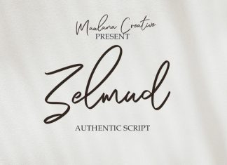 Zelmud Script Font