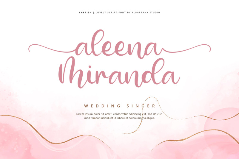 Cherish Today Font