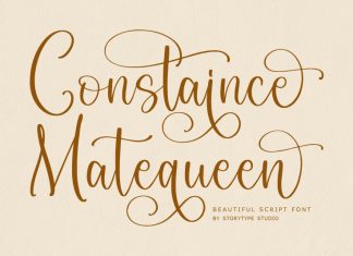 Constaince Matequeen Script Font