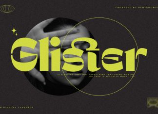 Glister Display Font