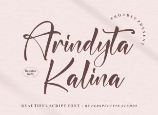 Arindyta Kalina Script Font