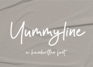 Yummyline Handwritten Font
