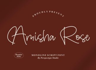 Amisha Rose Handwritten Font