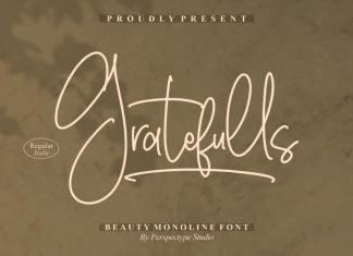 Gratefulls Handwritten Font