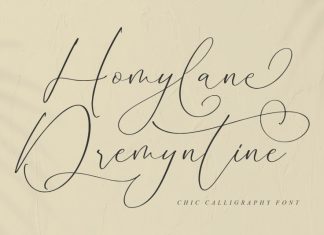 Homylane Dremyntine Script Font