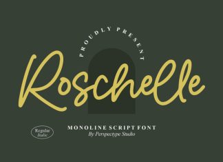 Roschelle Script Font