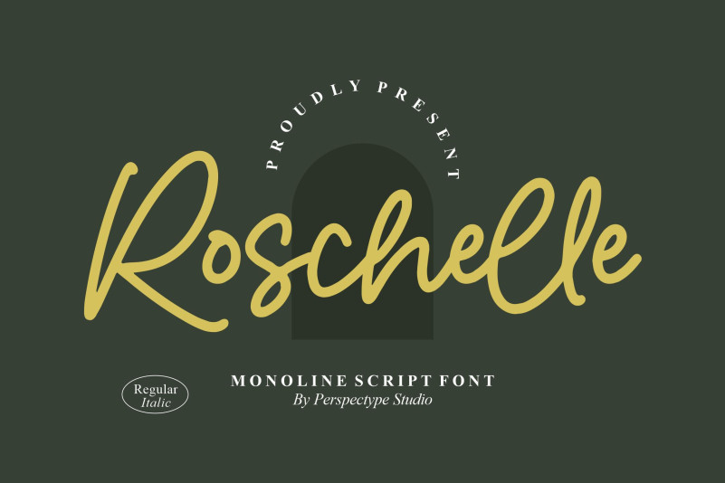 Roschelle Script Font