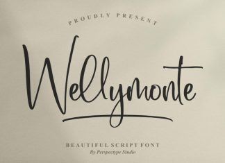 Wellymonte Script Font