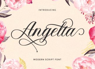 Angelta Script Font