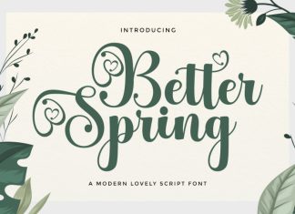 Better Spring Script Font