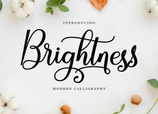 Brightness Script Font