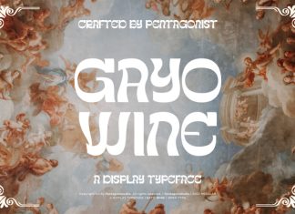 Gayo Wine Display Font
