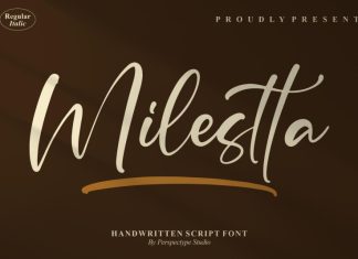 Milestta Script Font