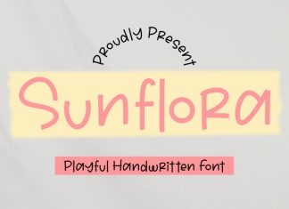 Sunflora Handwritten Font