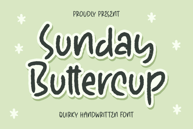 Sunday Buttercup Display Font